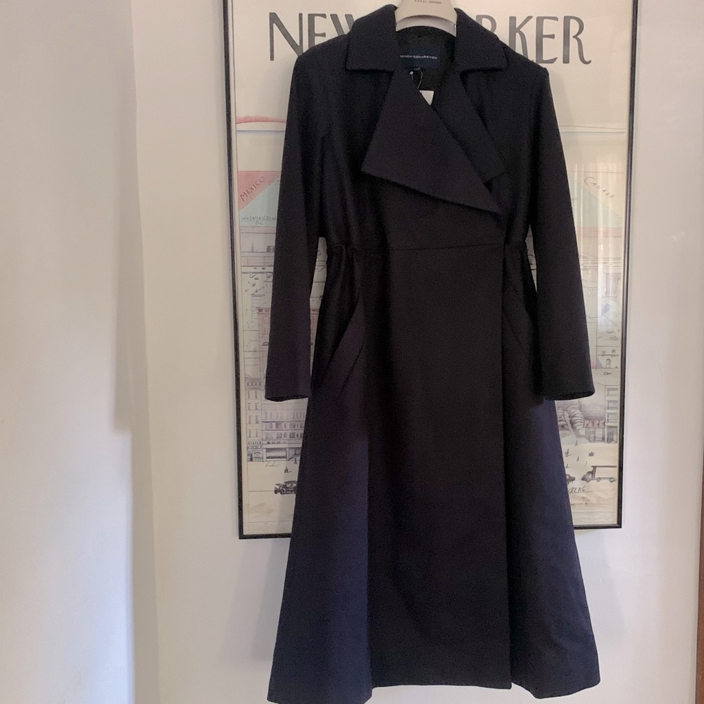 French Connection Classic Black Trench Coat